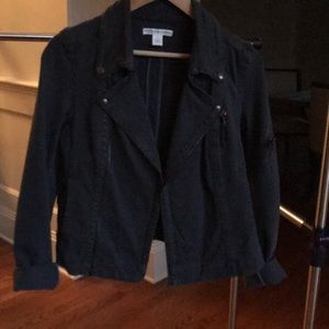 Blue jacket w zippers